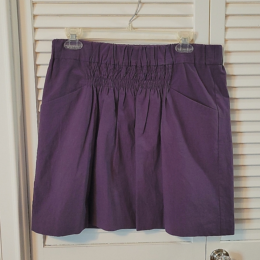 Banana Republic Purple Mini skirt size 8